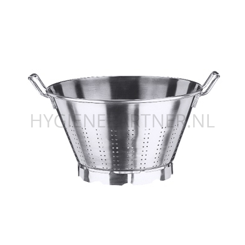 DE651067 Vergiet met open voet 3 mm gaten RVS 18/10 ø45x25 cm 24 liter